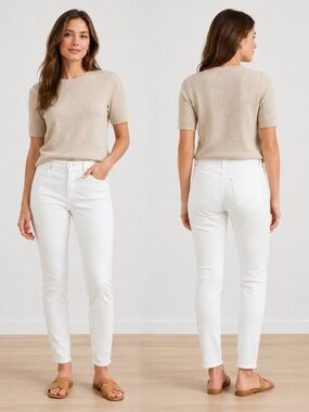 LOFT White High Skinny Jeans Women’s Size 30/10